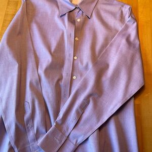 Brooks Brothers tailored button down, size 10 petite lavender.